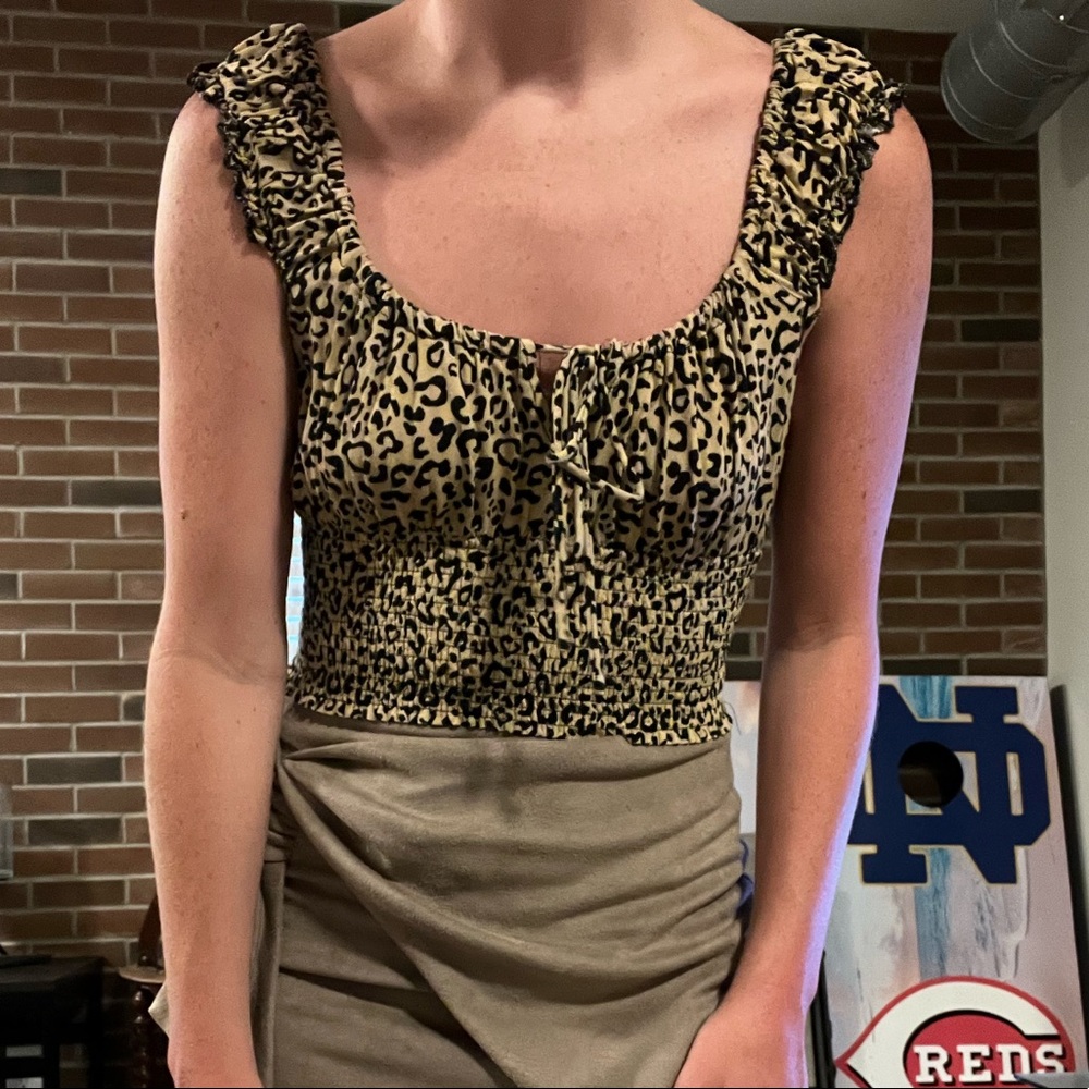 Lottie Miss Cheetah Print Top
